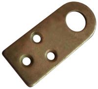 Проушина дверн. д/замка 70х30 прямая оцинк.  (70х30х2) 