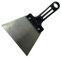 Шпатель стальной ШП-125 мм "КОМБИ" с пласт. ручкой 