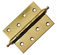 Петля  LOIDуниверсальная с подшипником 100х70х2.5 с колпачком (золото)