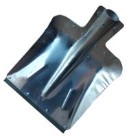 Лопата снег. совк. ЛС-7 320 х 350 мм оцинк. (толщ. 0,8 мм)  с наклад. б/ч