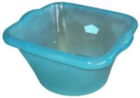 Таз пласт. 9 л квадратный пищ. "Ракушка"