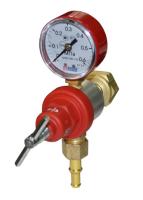 Редуктор для газового баллона БПО-5-3 с манометром малогабаритный
