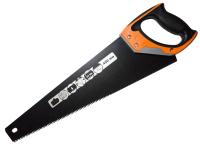 Ножовка по дереву 450 мм, 3-гран. заточка, кал. зуб. тефл. покрытие, 3-компон. ручка [888]