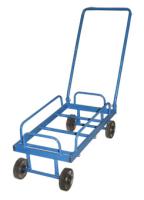 Тележка усиленная  "ДВОРНИК" 75х45х70см (литое колесо  с подшип. + съемная ручка)