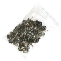 Гвозди декоративные длин.12мм диам.шляпки 5мм  (100 шт.) бронза