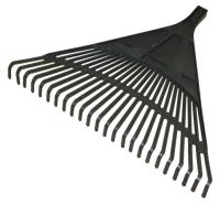 Грабли веерные 24-х зуб. пластмассовые б/черен.