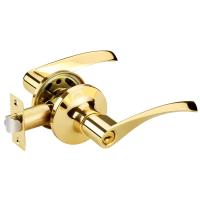 Защелка дверная БУЛАТ ЗЩ 653 BK РВ  фиксатором  ( золото)(Номос)