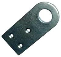 Проушина дверн. УШ-204 оцинк.100х40 прямая