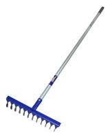 Грабли 12-зуб. витые с алюм. черенком (Форсаж) 012501