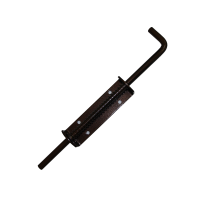 Задвижка гаражная 300мм. с пружиной МЕТАЛЛ. ручка медь антик. ФГП-М-300 (Г0003)