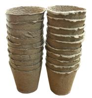 Горшок д/рассады торфяной круглый ф80*80 мм (упаковка 20 шт.)