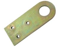 Проушина дверн. д/замка 56х77 прямая оцинк.