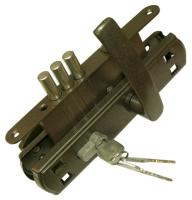 Замок врезной  ЗВ-4-1 бронза