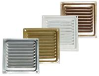 Решётка вентил. 100х100 бронза метал.