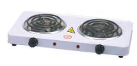 Плитка электрическая  двухконфорочная 2.0 квт/220, спираль