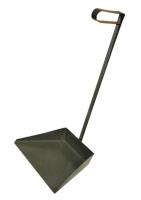 Совок метал. для мусора с вертикал. Г-образ.ручкой