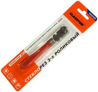 Стеклорез 3-х  роликовый пластиковая ручка 