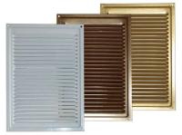 Решётка вентил. 170х240 золото 