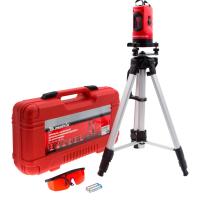 Уровень лазерный 150 мм, 1100 мм штатив, самовырав., в кейсе [MATRIX]