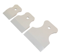 Шпатель резиновый в наборе 40-60-80 мм белые