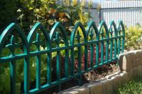 Ограждение PROTEX "КОВАНЫЙ ЦВЕТОК" зеленое 3 м