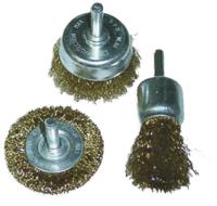Набор щеток-крацовок "чашка" 50 мм, плоская 50 мм,торцев. 25 мм [888]