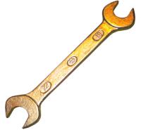 Ключ гаечный рожковый 27х30 оцинкованный (Арефино)