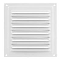 Решётка вентил. 150х150 белая двусторонняя покраска
