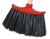 Щетка д/подметан. пластм. с черенком на резьбе 1,2 м С 105-52 [Клин]