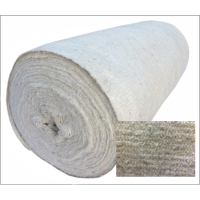 Полотно холстопрошивное белое 100% хлопок, шир.160 см, в рулоне 50 п/м