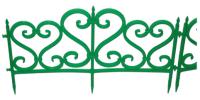Ограждение "Ажурное" зеленое 3 м
