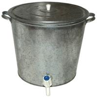 Бак оцинков. 32л для воды с краником [Фопр]