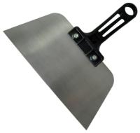 Шпатель стальной ШП-230 мм "КОМБИ" с пласт. ручкой 