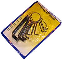 Ключи 6-граннные имбусовые в наборе 10 шт. (1,5-10 мм) [888]