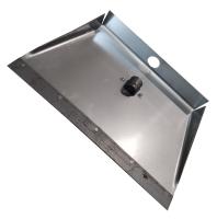 Лопата тротуар. 3-х борт. 500 х 400 мм оцинк. (толщ. 1,5) с наклад. б/ч