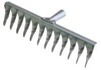 Грабли 14-зуб. (1.5мм) витые(нерж.)  б/черен.