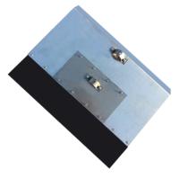 Лопата тротуар.  ударная 1 борт. 500 х 375 мм алюм. (толщ.2,0) с шир. накл.65Г усил(120х1,2 мм)  б/ч