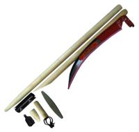 Косца набор №7, с косой "Сайга-люкс" с дер. косовищем (Арти)