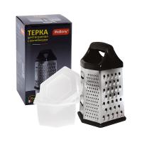 Терка шестигранная GR-002-8 (нерж., 20 см) с контейнером