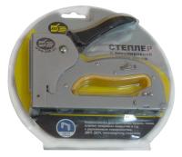 Степлер 6-14 мм металлич. корп. ,с рез-ми вставками с регулировкой(53 скоба)  [серия 888]