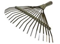 Грабли веерные пластинч.оцинков 22-зуб. металл. б/черен.