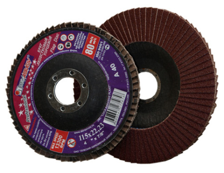 Круг лепестковый торцевой ф125х22 Р 120 (№) [Лужский абразивный завод]