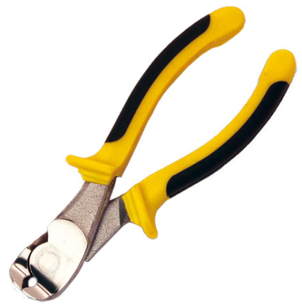 Кусачки торцевые 160 мм CrV сталь прорезиненные ручки [888] 