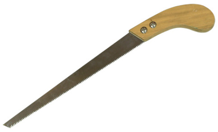 Ножовка садовая прямая с деревян. ручкой 300 мм
