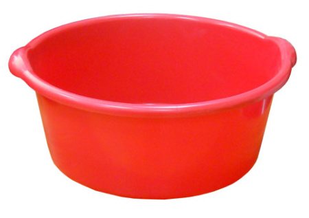 Таз пласт.25 л круглый с ручк. пищ. (Новосибирск)