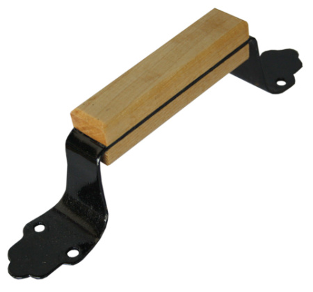 Ручка скоба РС- 140 Пл с накладками дер. (Нижний Новгород) 1-0623