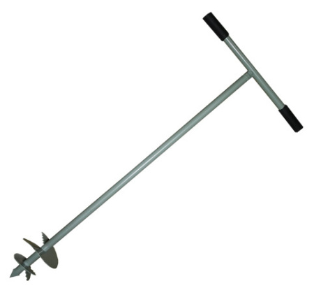 Бур садово-строительный ф 200 мм порош. окрас, обрез. ручка (М)