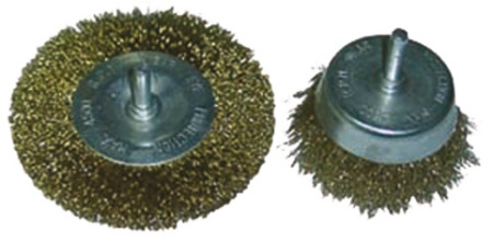 Набор щеток-крацовок "чашка" 70 мм, плоская 100 мм [888]