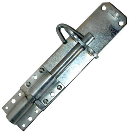 Задвижка дверная ЗТ-150 (оцинк.)  