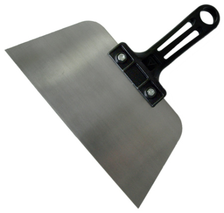 Шпатель стальной ШП-200 мм "КОМБИ" с пласт. ручкой 